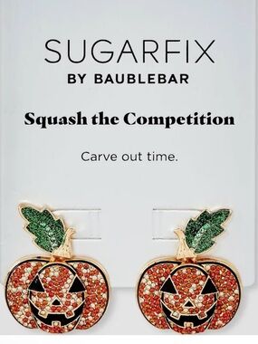 SugarFix Jack-O-Lantern Earrings